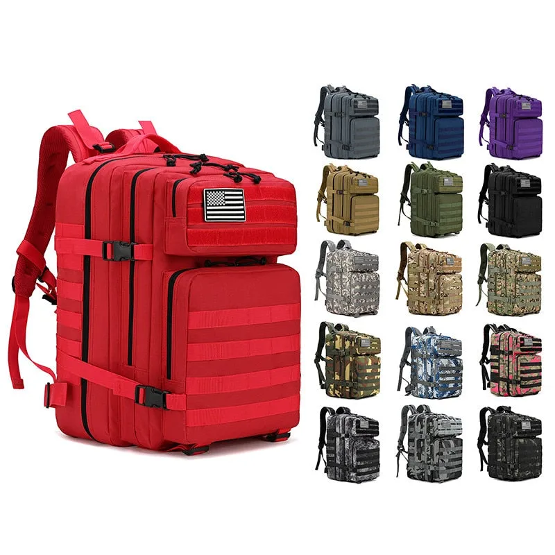 Unisex 'New Breed' 45L Military Molle Tactical Backpack