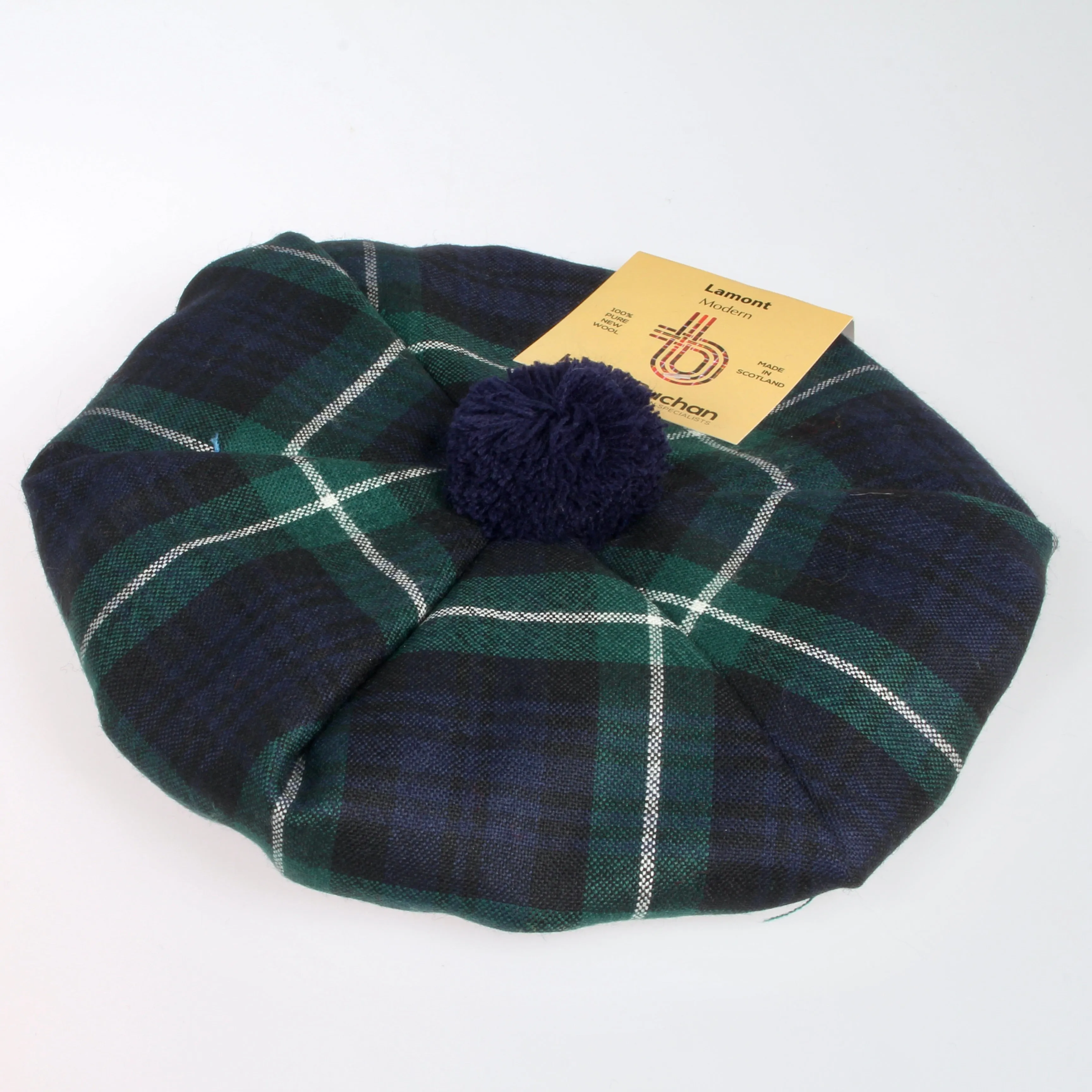 Unisex Wool Tam in Lamont Modern Tartan