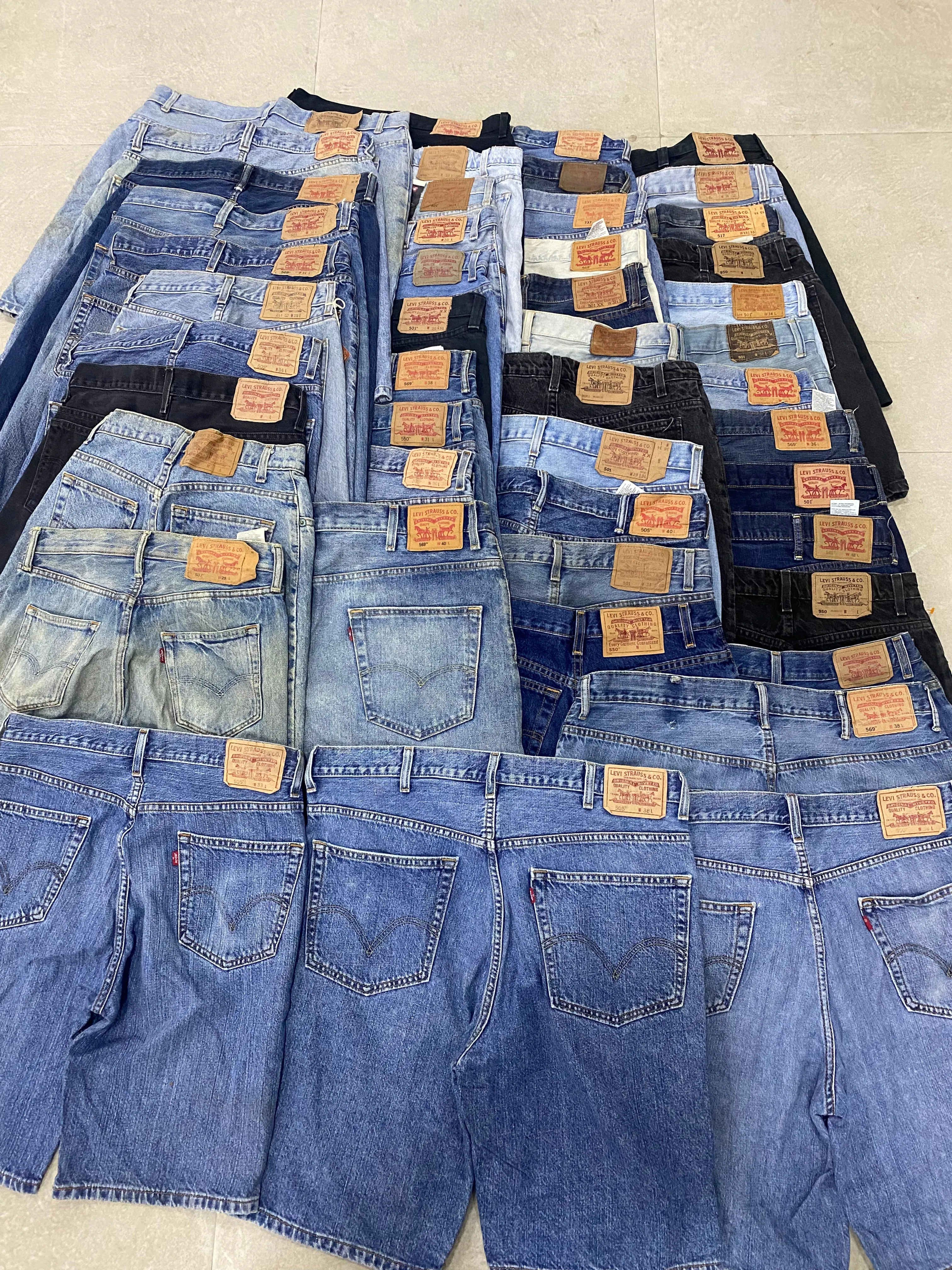 Upcycled Levi's Shorts Made from Levi's Pants