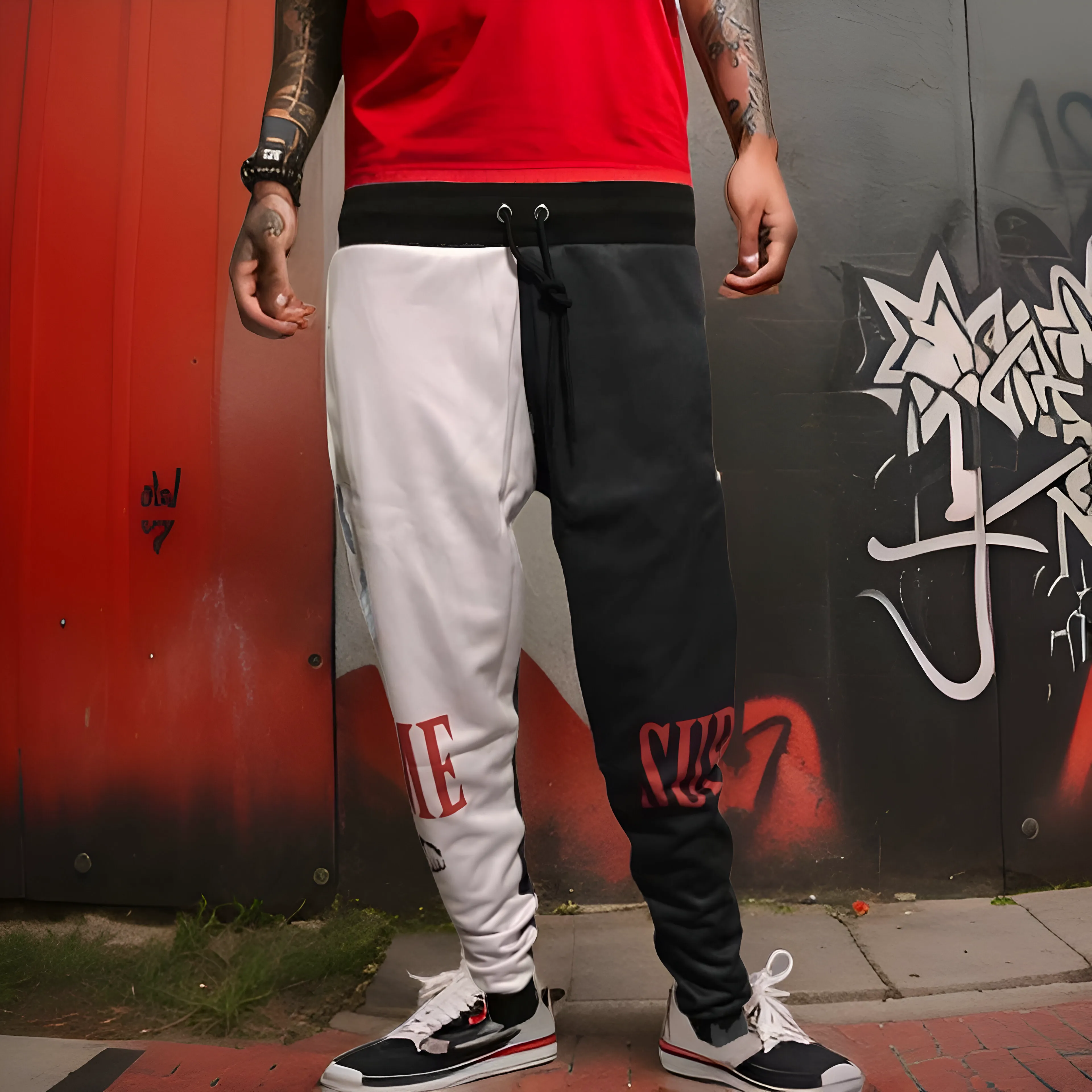 ^$UPR3M3 SCARFACE^ JOGGER SWEATPANTS (FLEECE LINED)