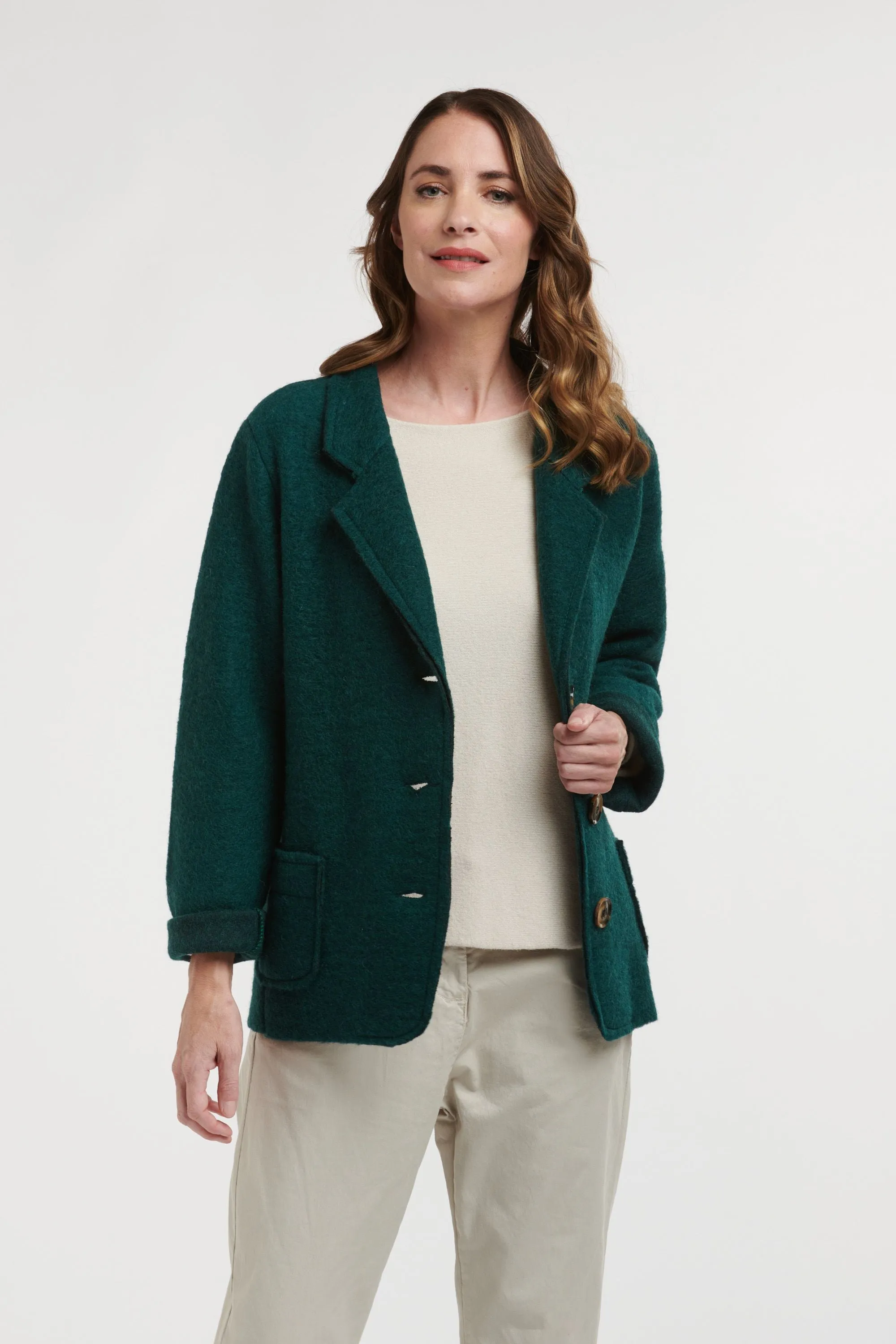 Urban Lux Boiled Wool Jacket