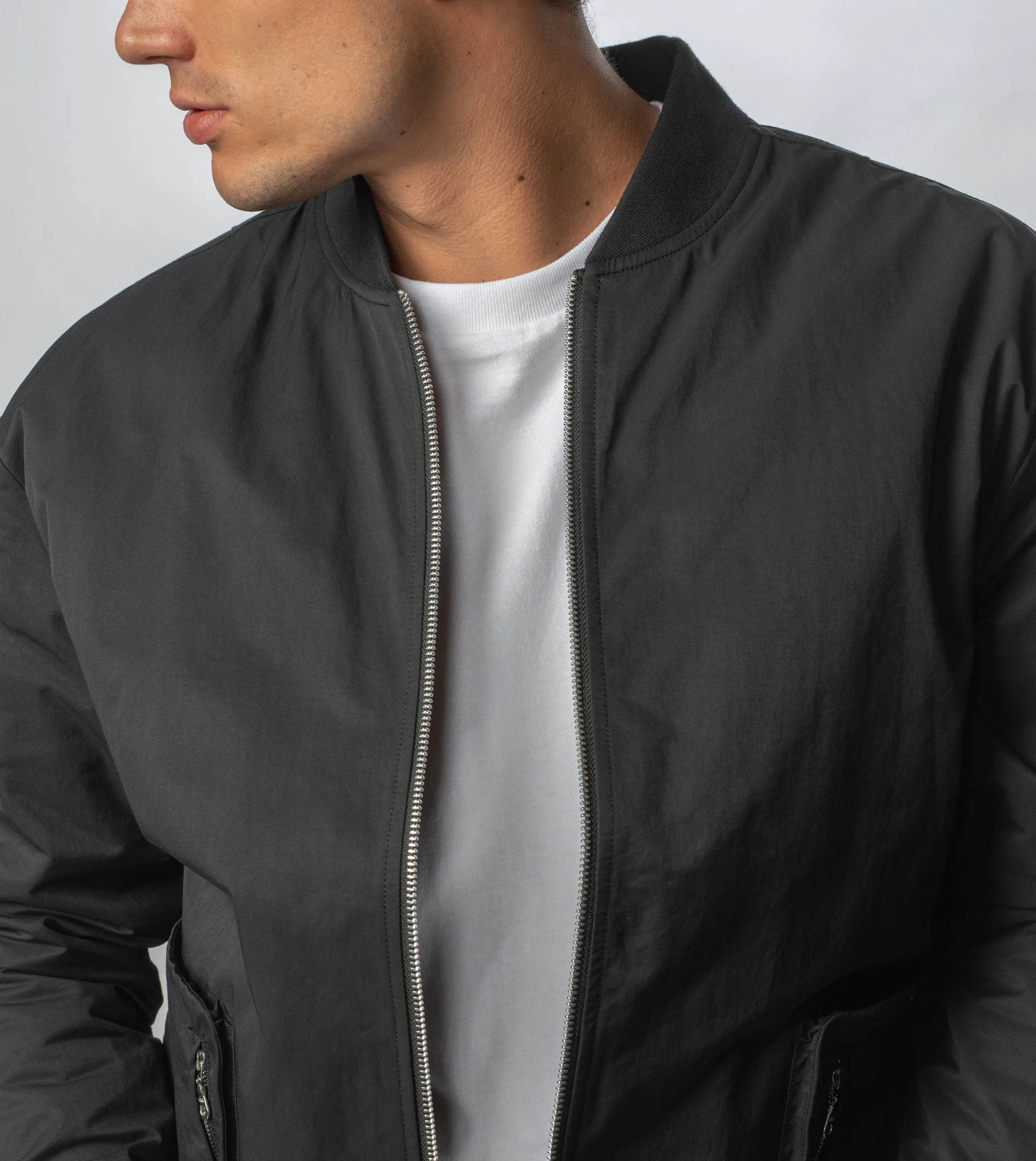 Utility Bomber Jacket Black