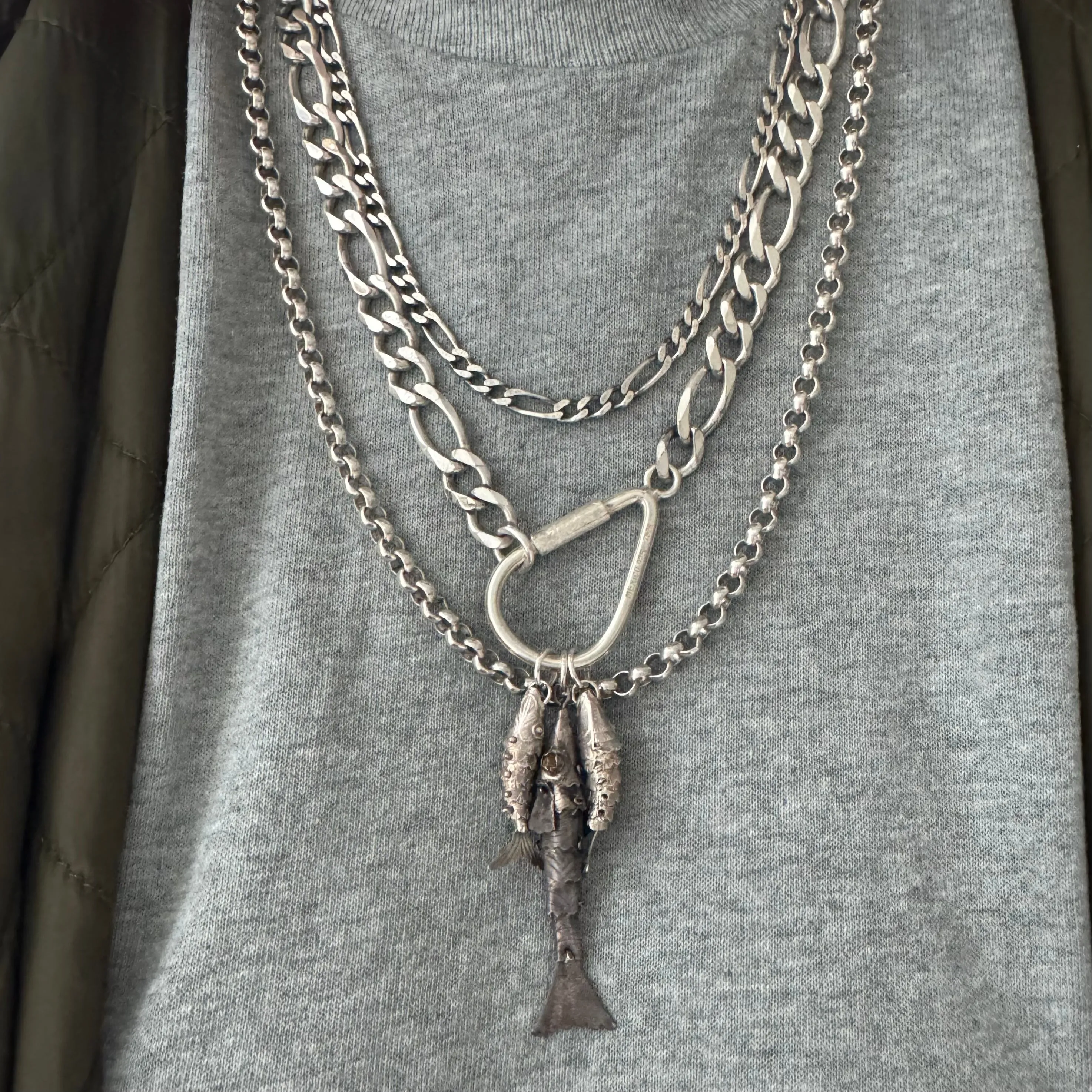 V I N T A G E // all linked up / sterling silver rolo chain / 24", 34.4g