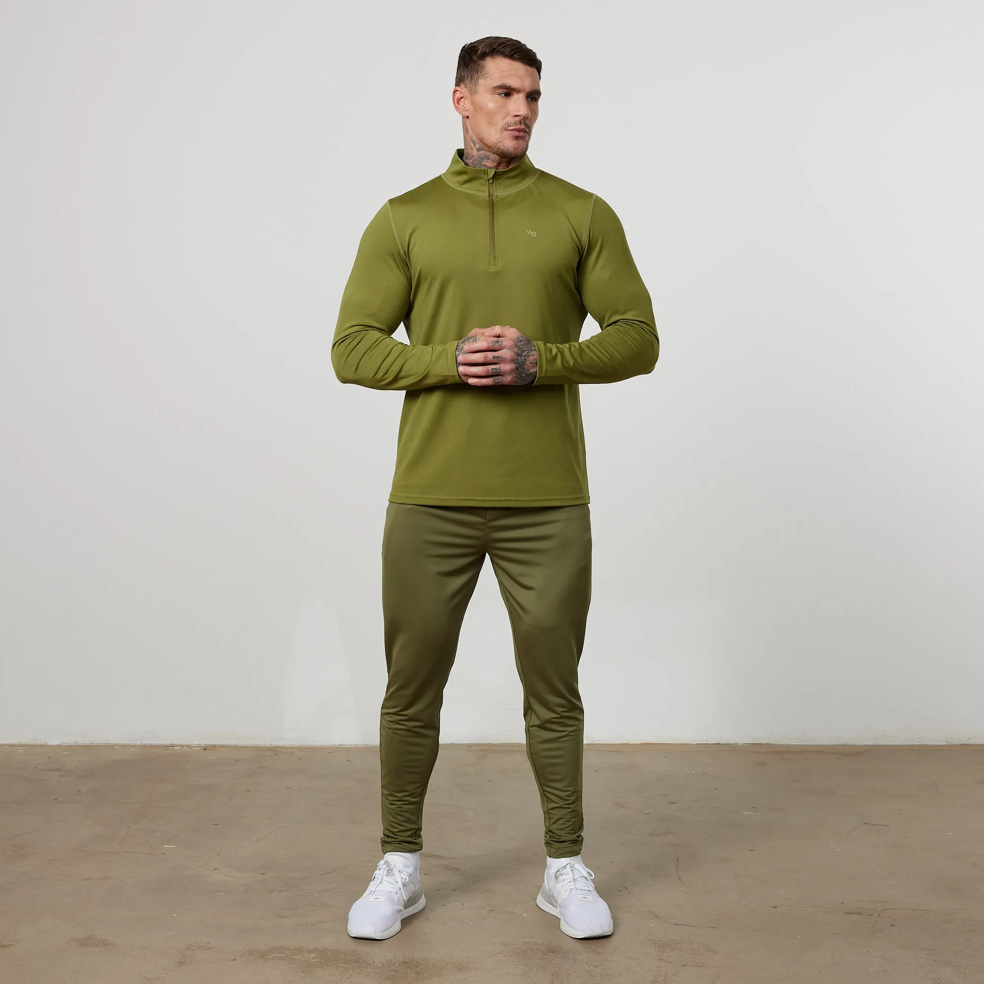 Vanquish Essential Olive Green Performance Sweatpants