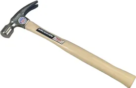 Vaughan 505M Hammer, 24 oz Head, Rip Framing, Straight Claw, Milled Head, Steel Head, 17 in OAL :EA: QUANTITY: 1