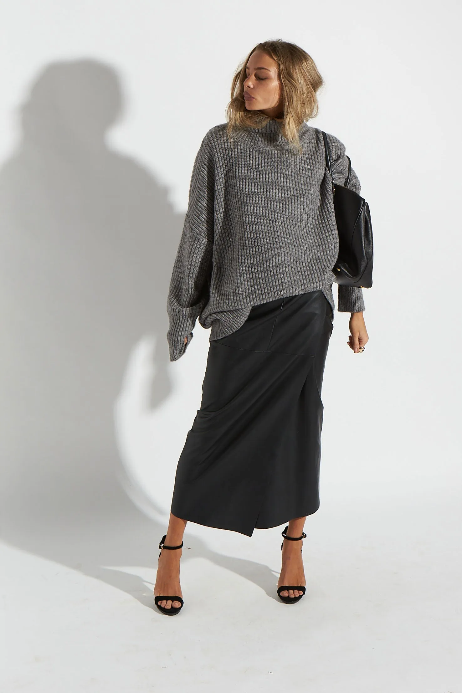 VEGAN WRAP SKIRT