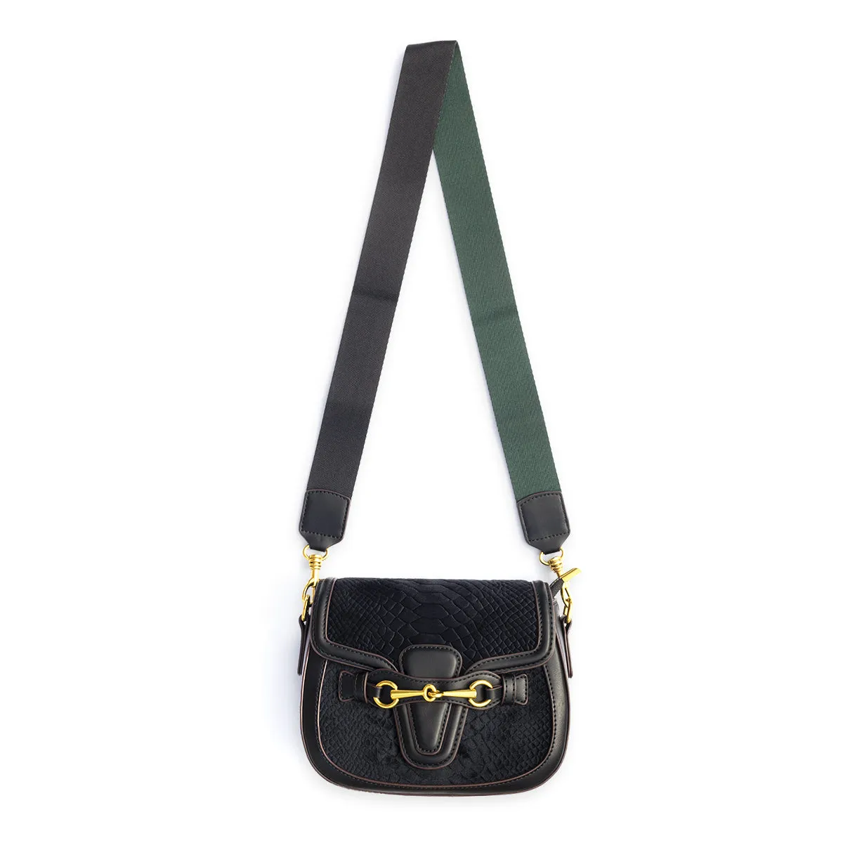 Velvet Bit Crossbody Bag