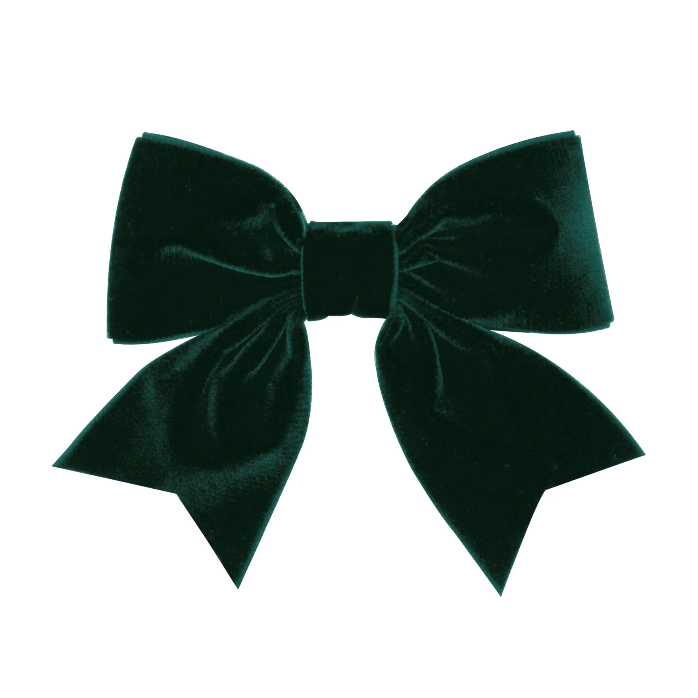 Velvet Bowtie Hair Bow - Small King