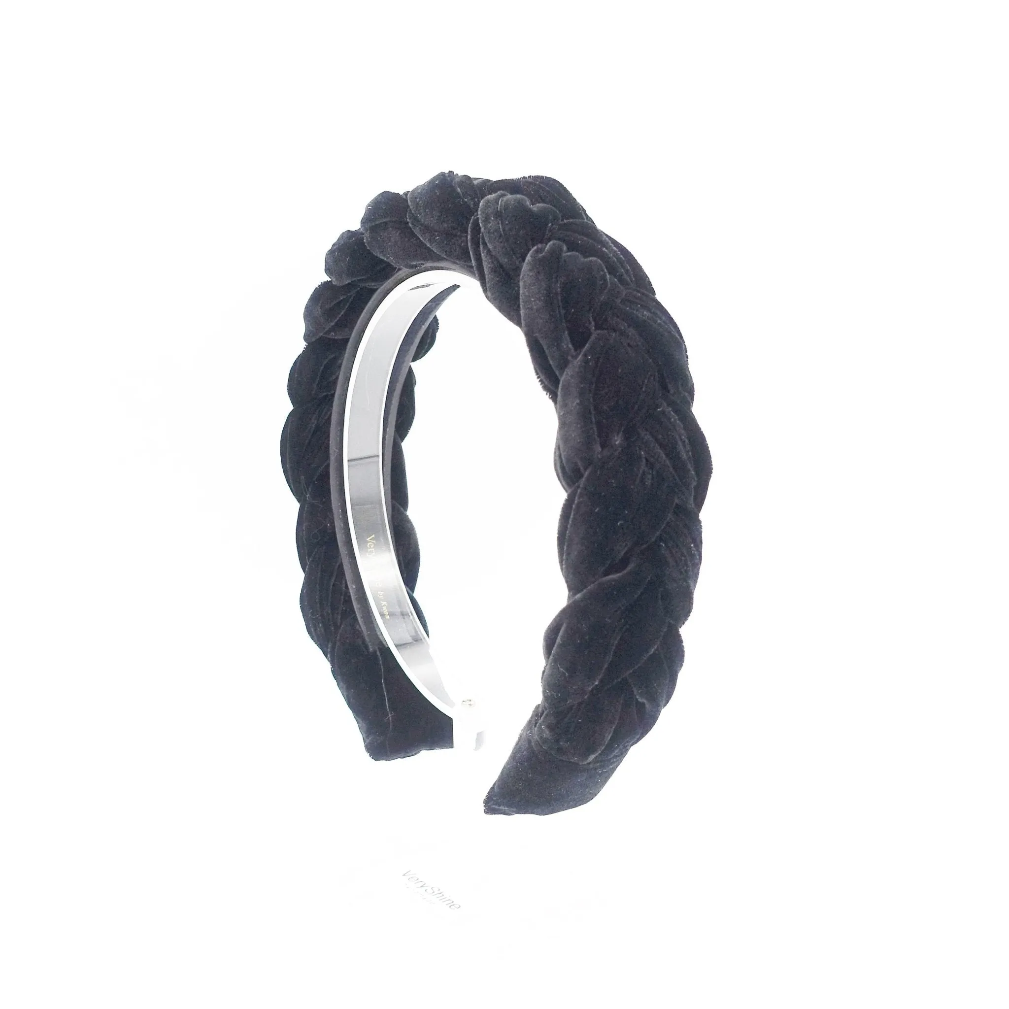 velvet braided headband silk velvet hairband luxury plaited hair accessory