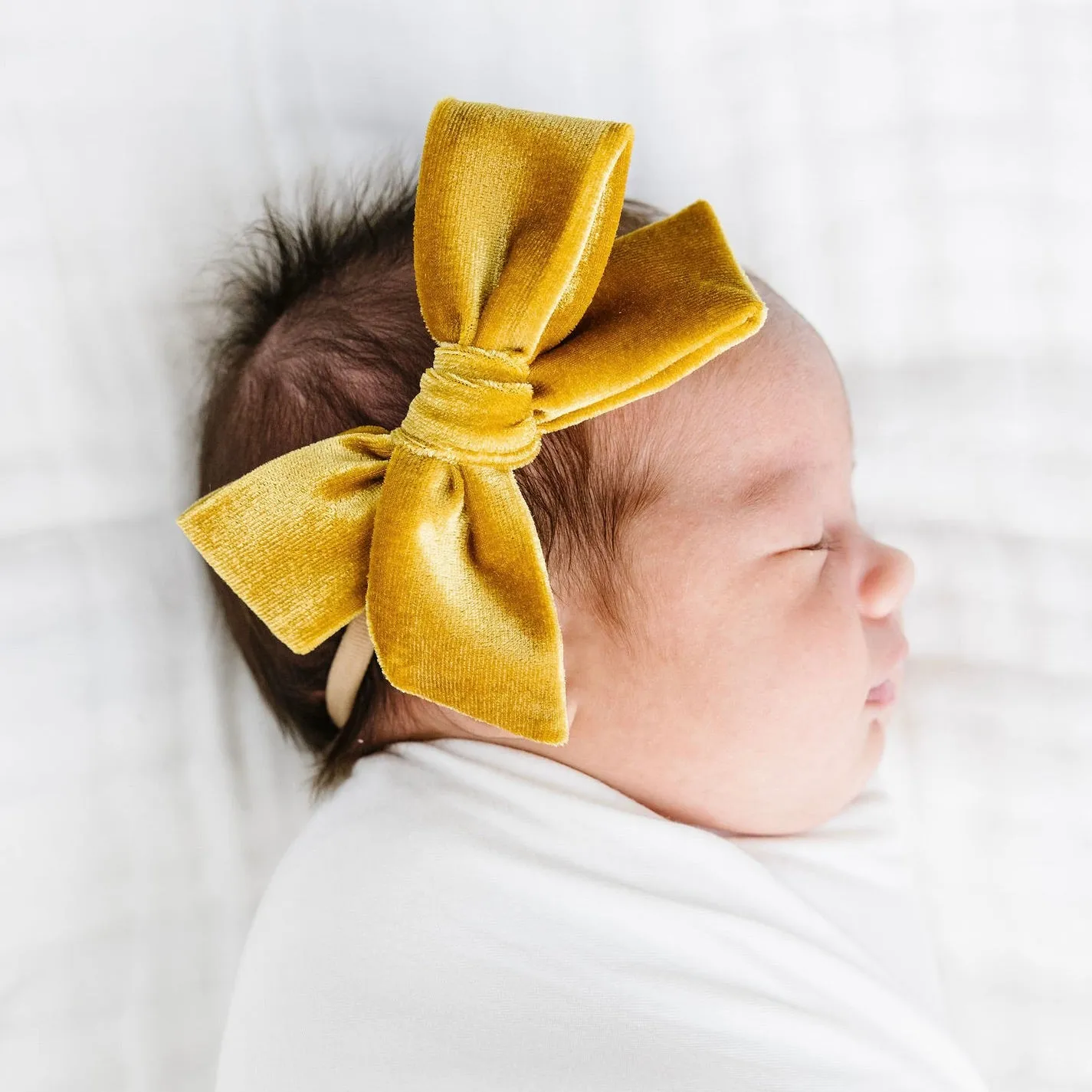 Velvet - Honey Bow Headband