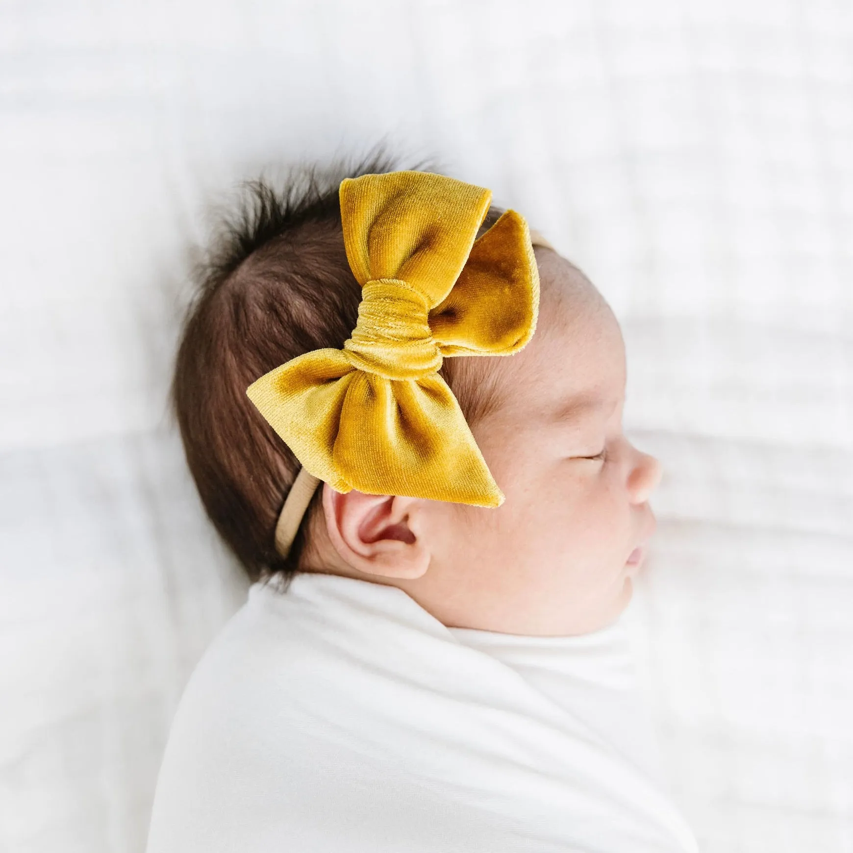 Velvet - Honey Bow Headband