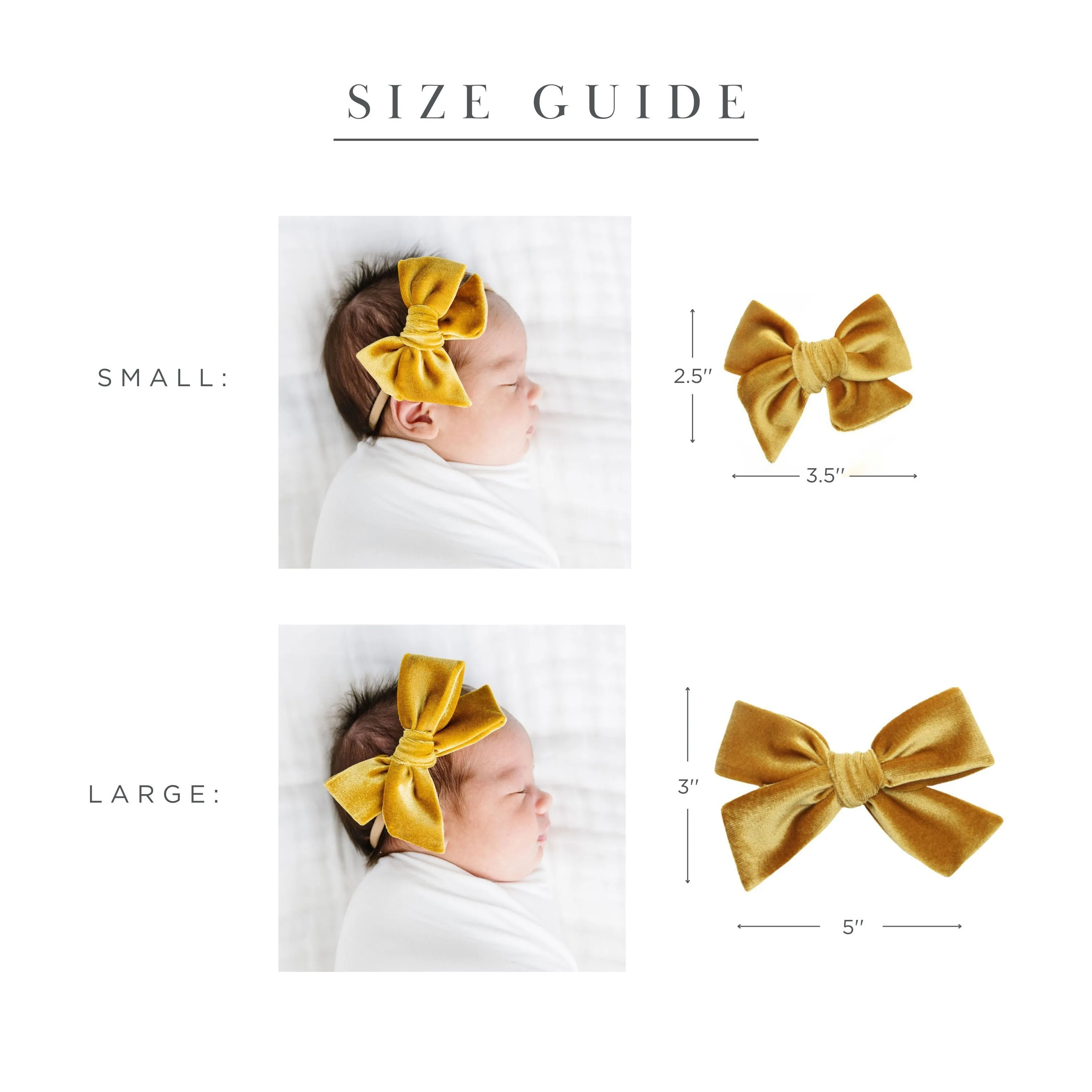 Velvet - Honey Bow Headband