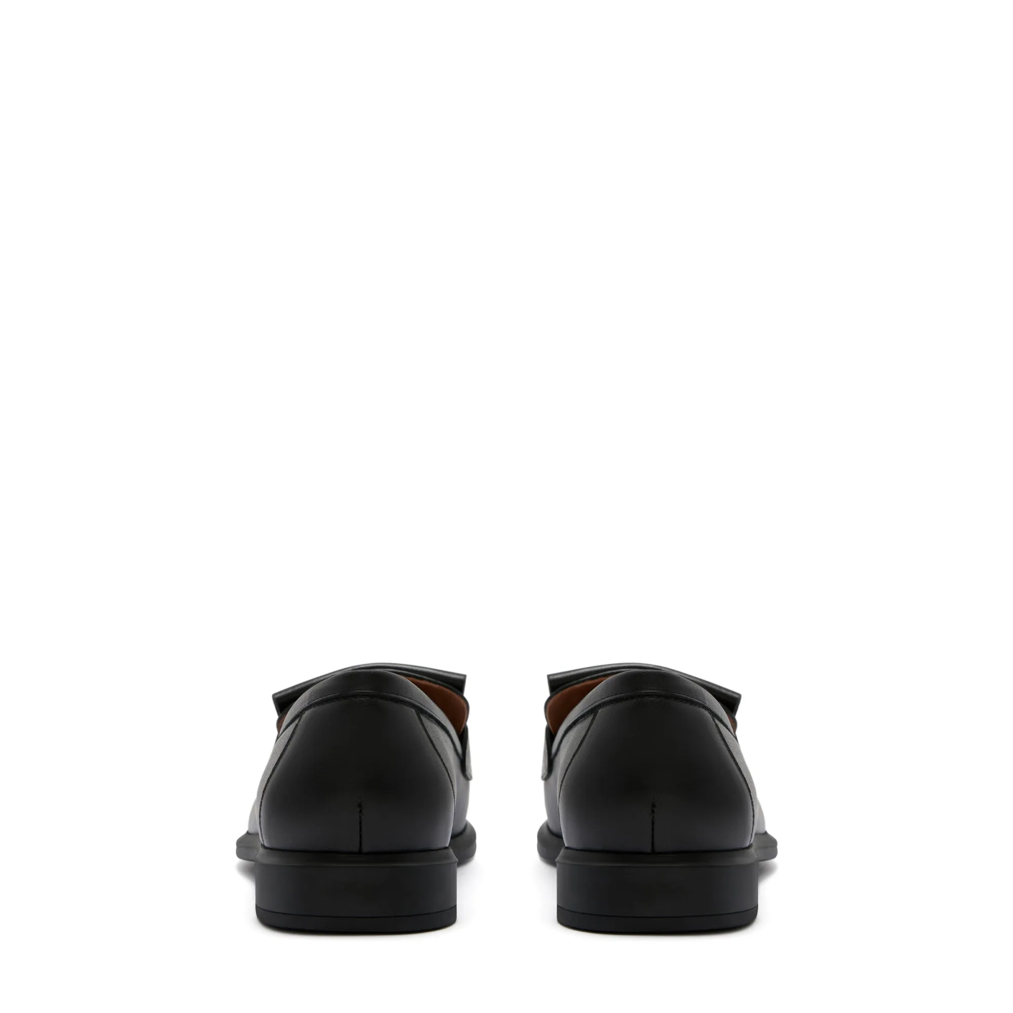 Vendôme Lave black calfskin leather loafers