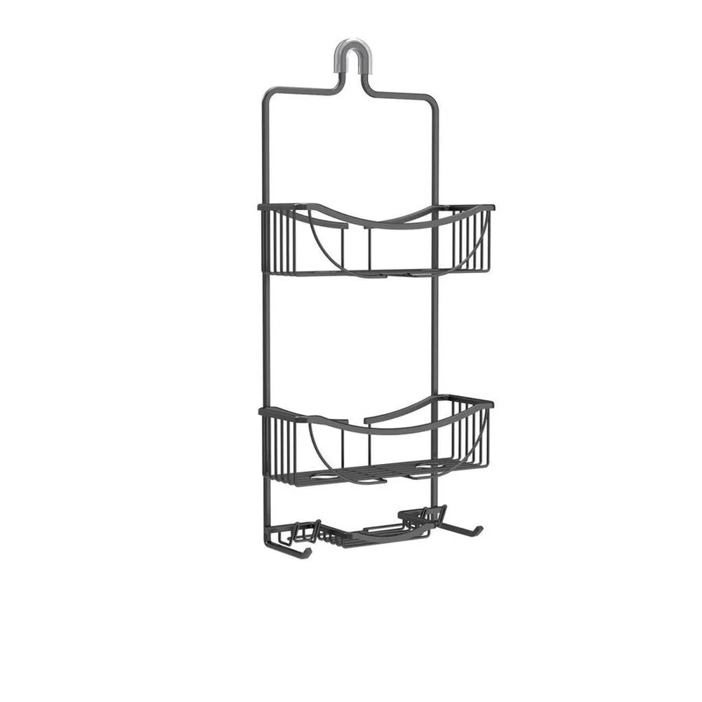 Venus 3 Tier Aluminium Shower Caddy Matte Black