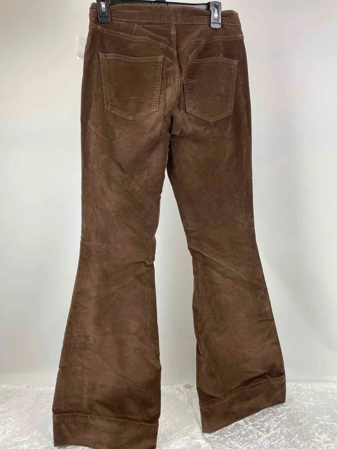 Veronica Beard Women Size 28 Brown corduroy Flat Front Flare Pants