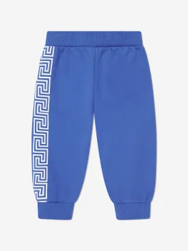 Versace Baby Boys La Greca Joggers in Blue