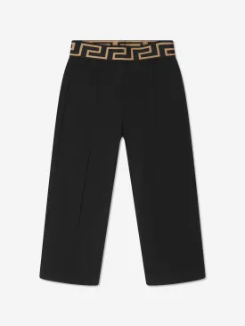 Versace Boys Medusa Joggers in Black