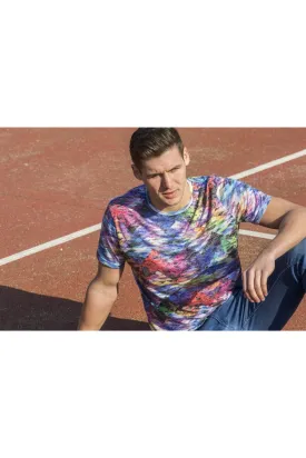 Vibrant Multi Colors Print T-Shirt