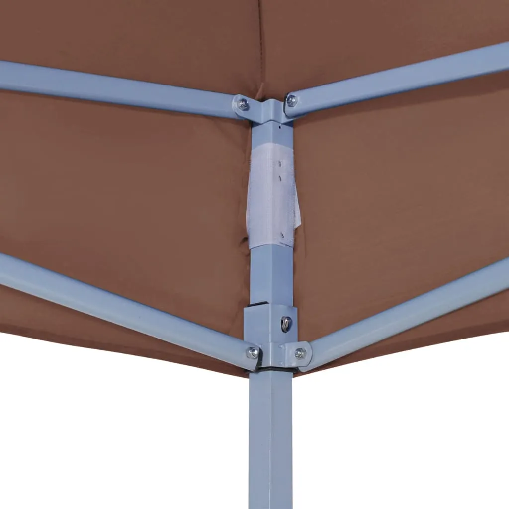 vidaXL Party Tent Roof 4.5x3 m Brown 270 g/m²