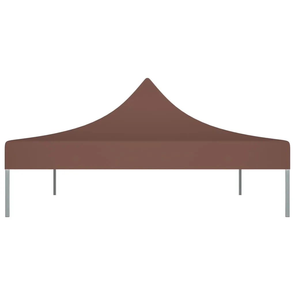 vidaXL Party Tent Roof 4.5x3 m Brown 270 g/m²