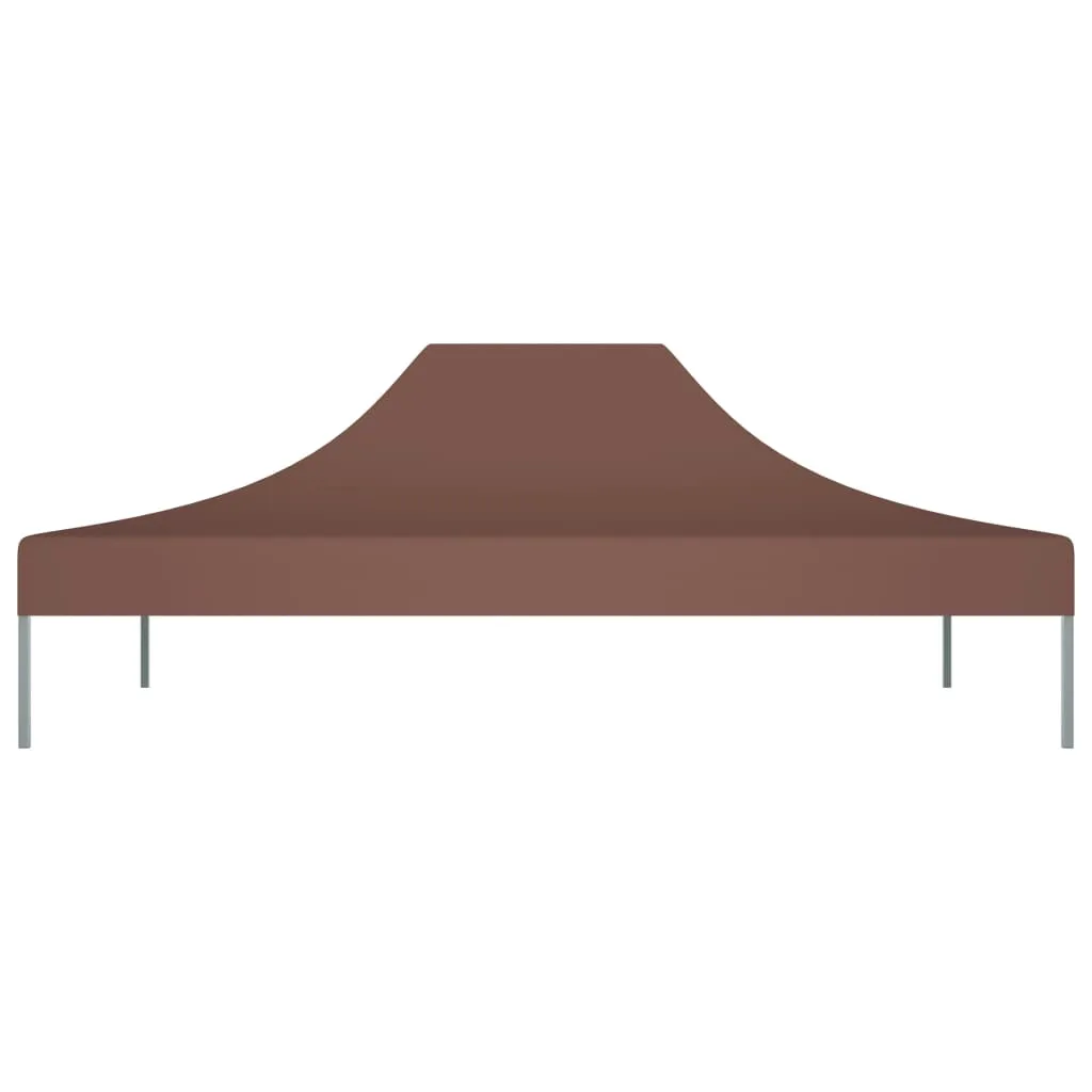 vidaXL Party Tent Roof 4.5x3 m Brown 270 g/m²