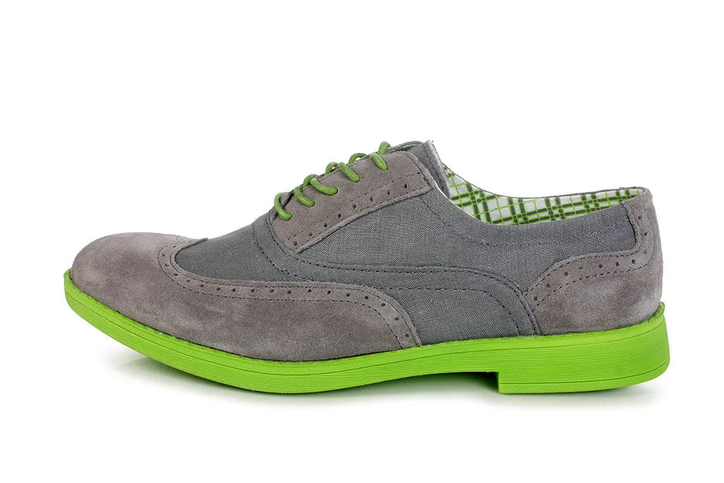 Vinci Charcoal/Neon Green