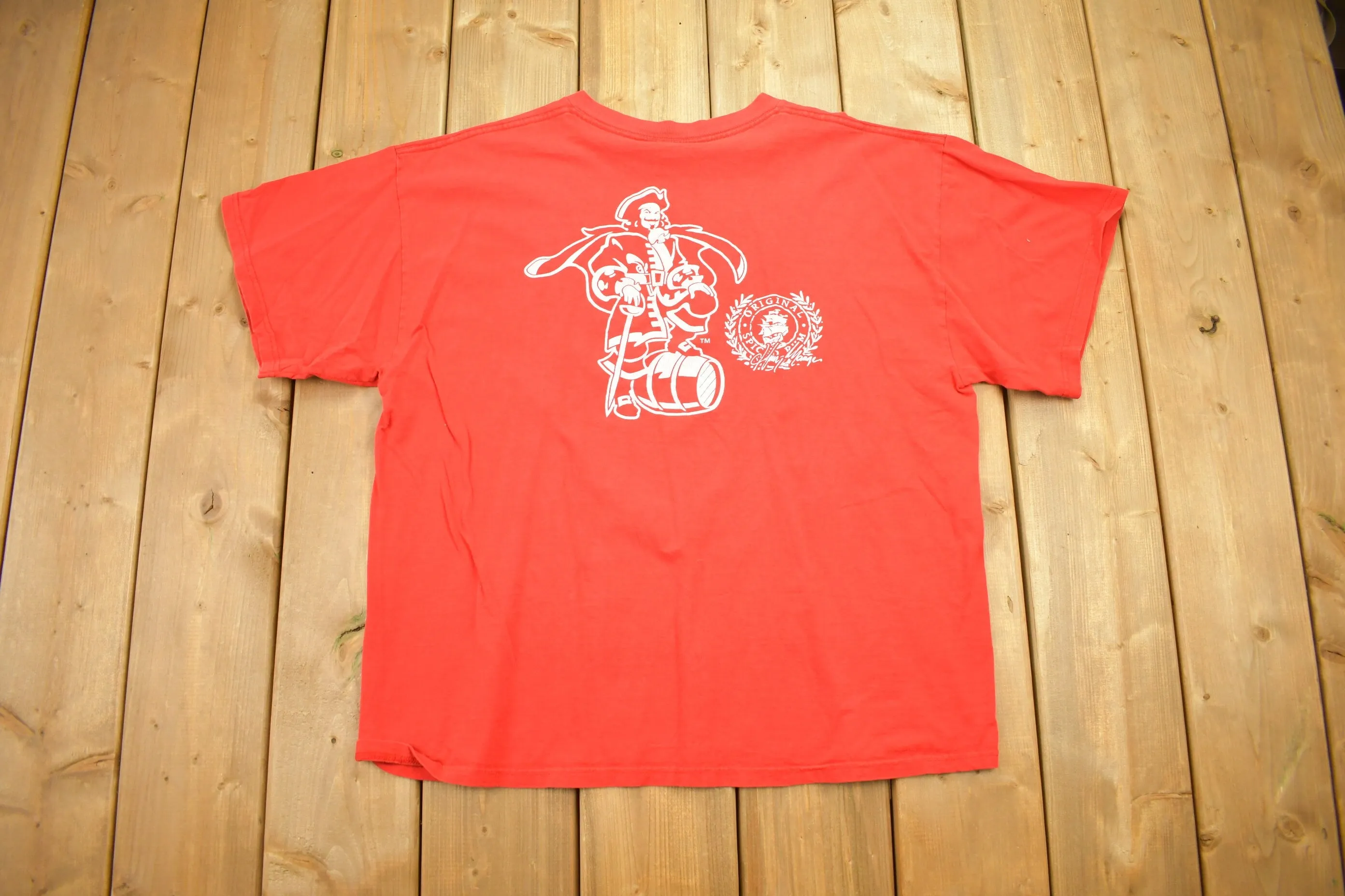 Vintage 1990s Captain Morgan Drinking T-Shirt