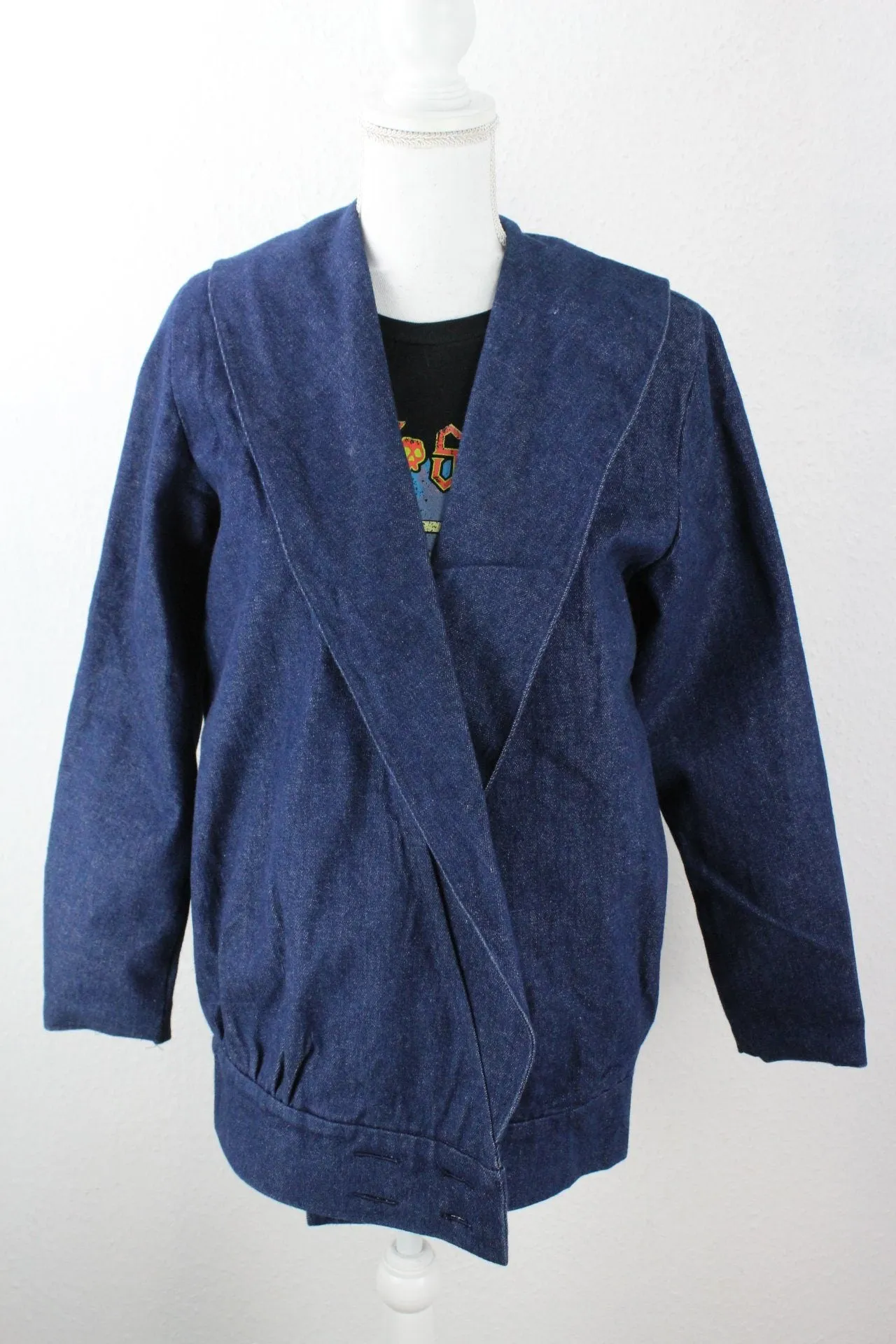 Vintage Blue Denim Jeans Jacket (L)