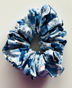 Vintage Blue Scrunchie