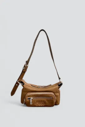 Vintage Camel Washed Outpocket Hobo Mini