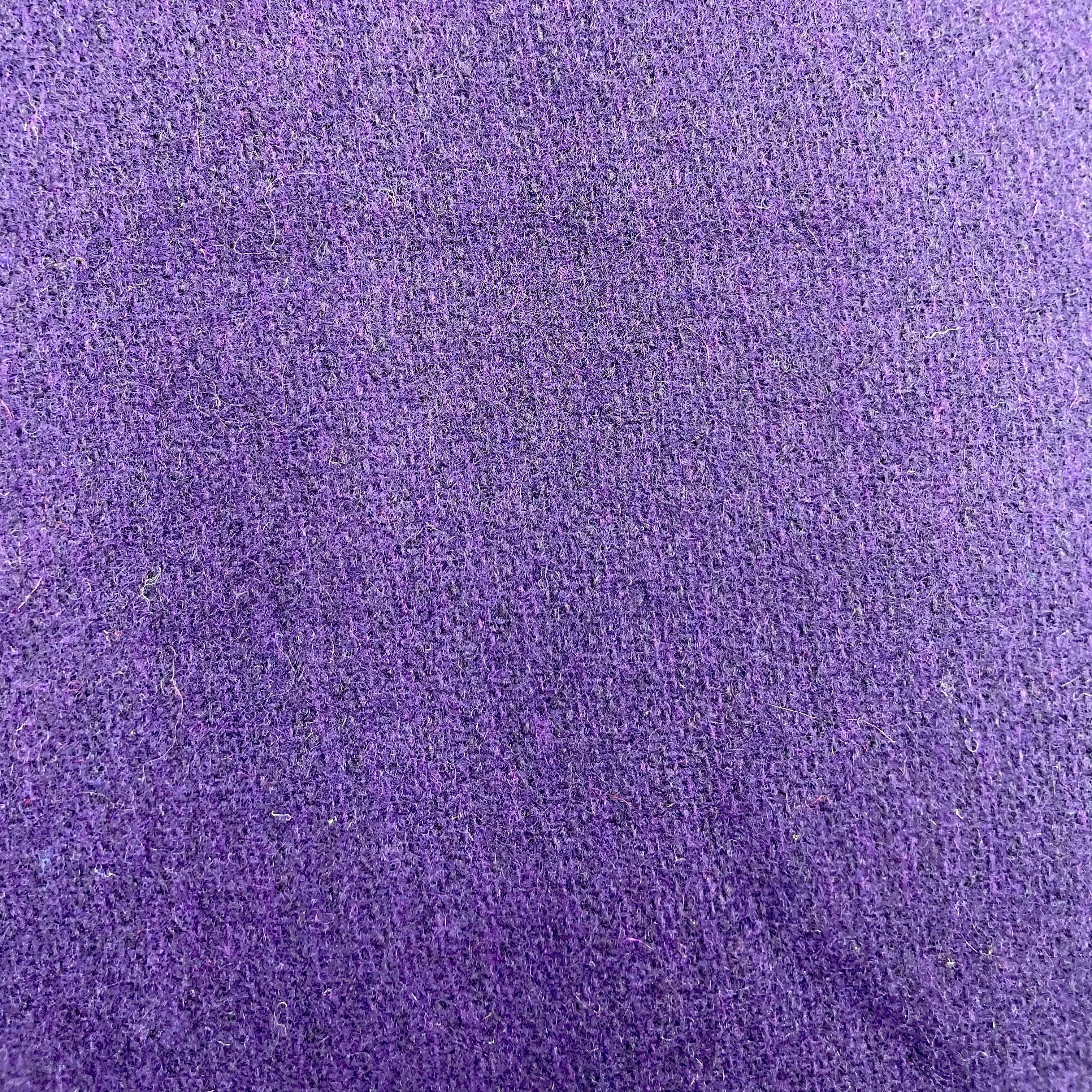 Vintage Eggplant True Wool Fabric - 3 1/2 yds x 54"