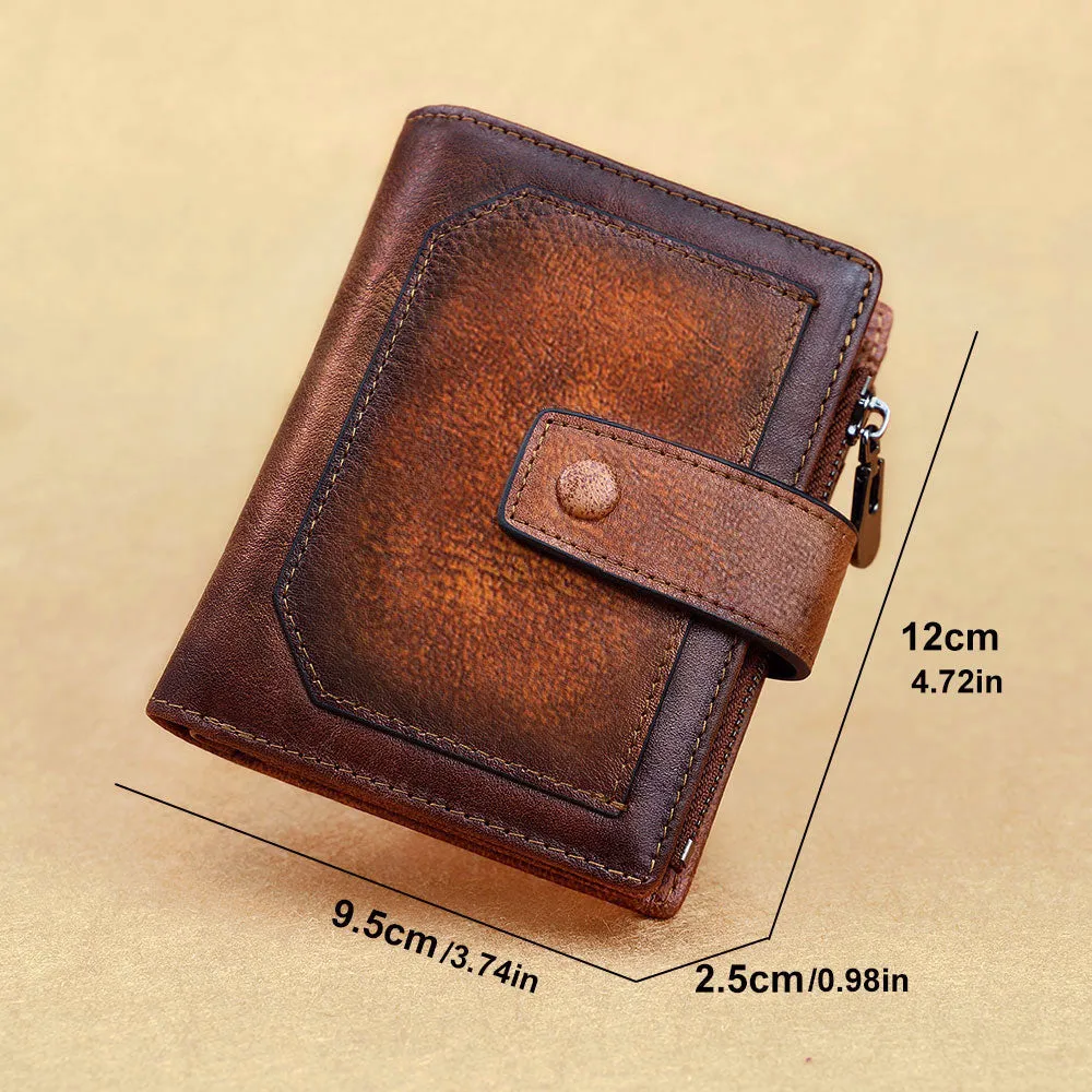 Vintage Genuine Leather Men's Wallet