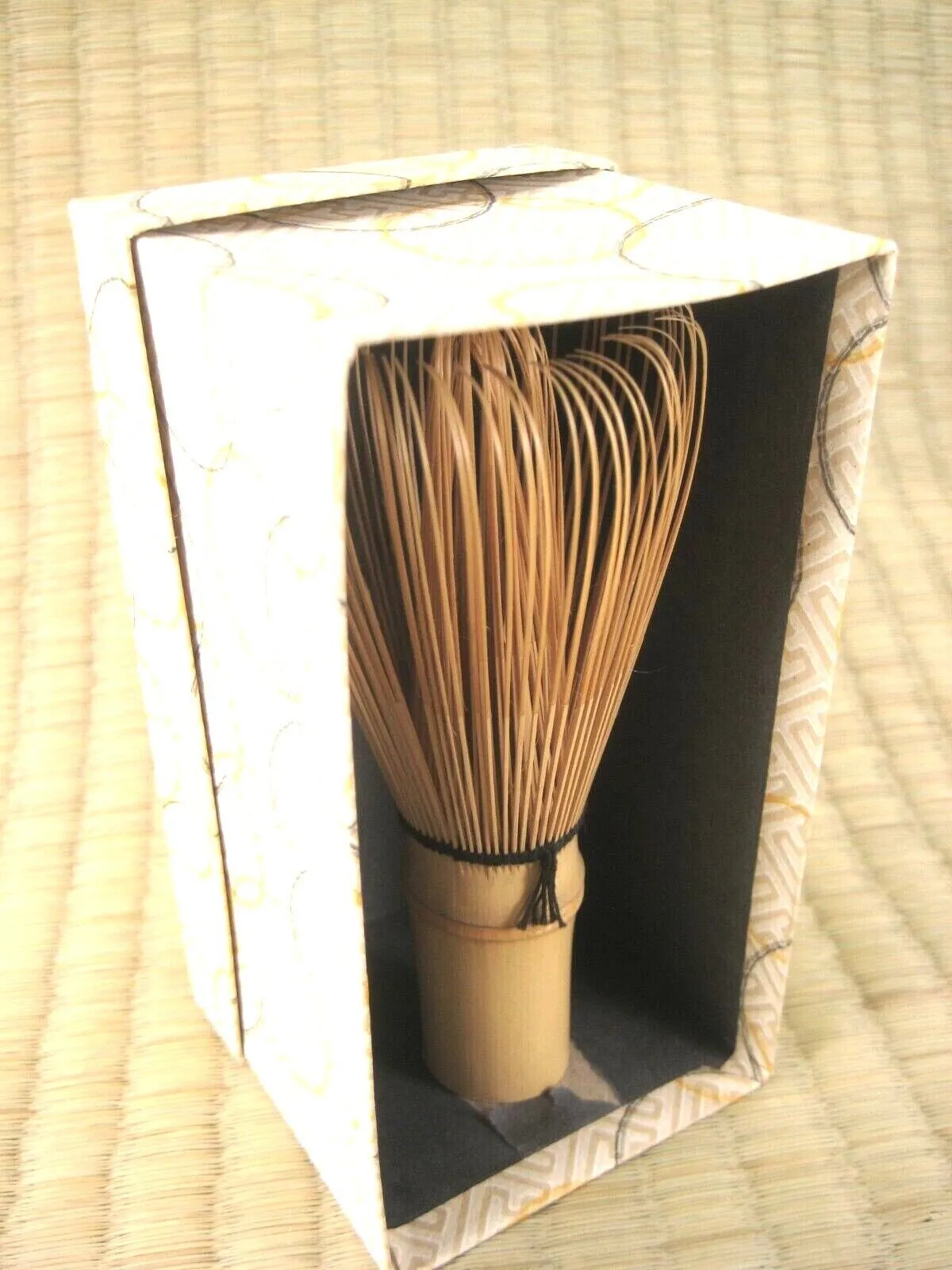 Vintage Japanese Chasen Tea Bamboo Wisk for Matcha w/ Box