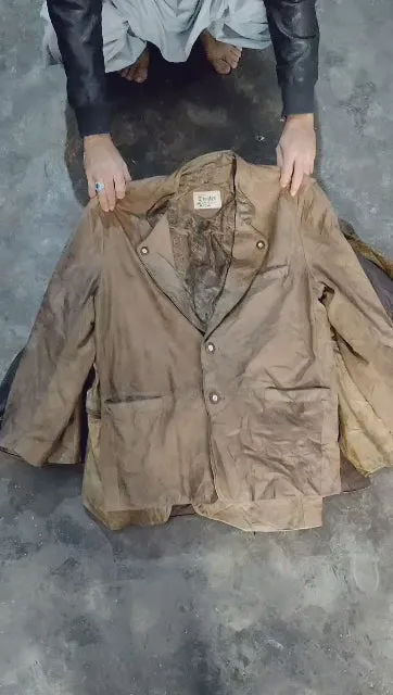 Vintage Leather hunter Jackets/Coats - 11 pieces