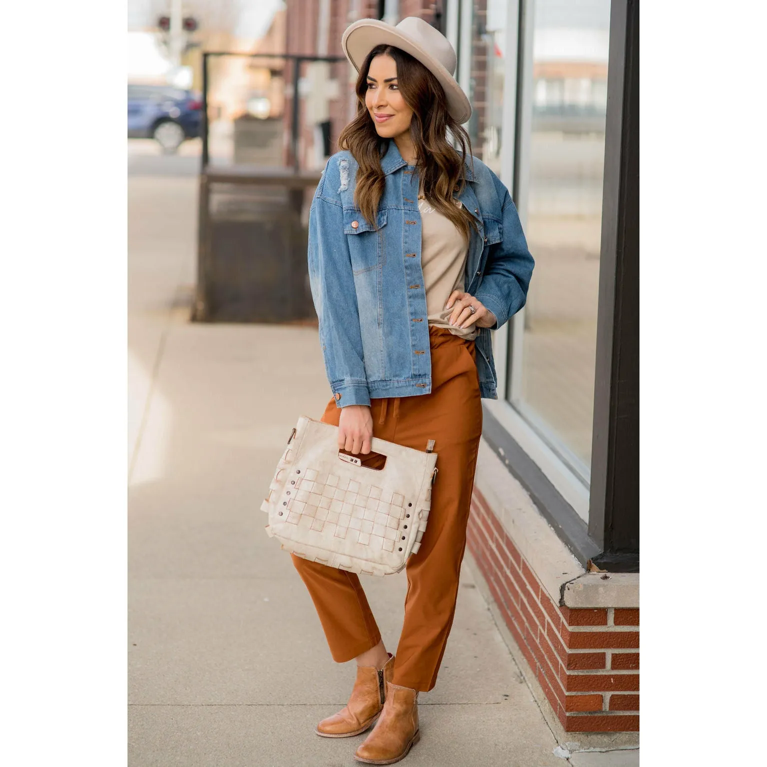 Vintage Lightly Distressed Denim Jacket