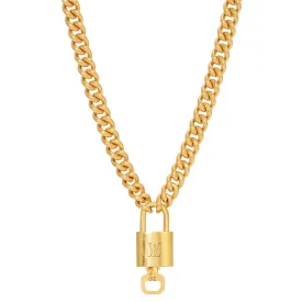 Vintage Louis Vuitton Lock Necklace 2.0