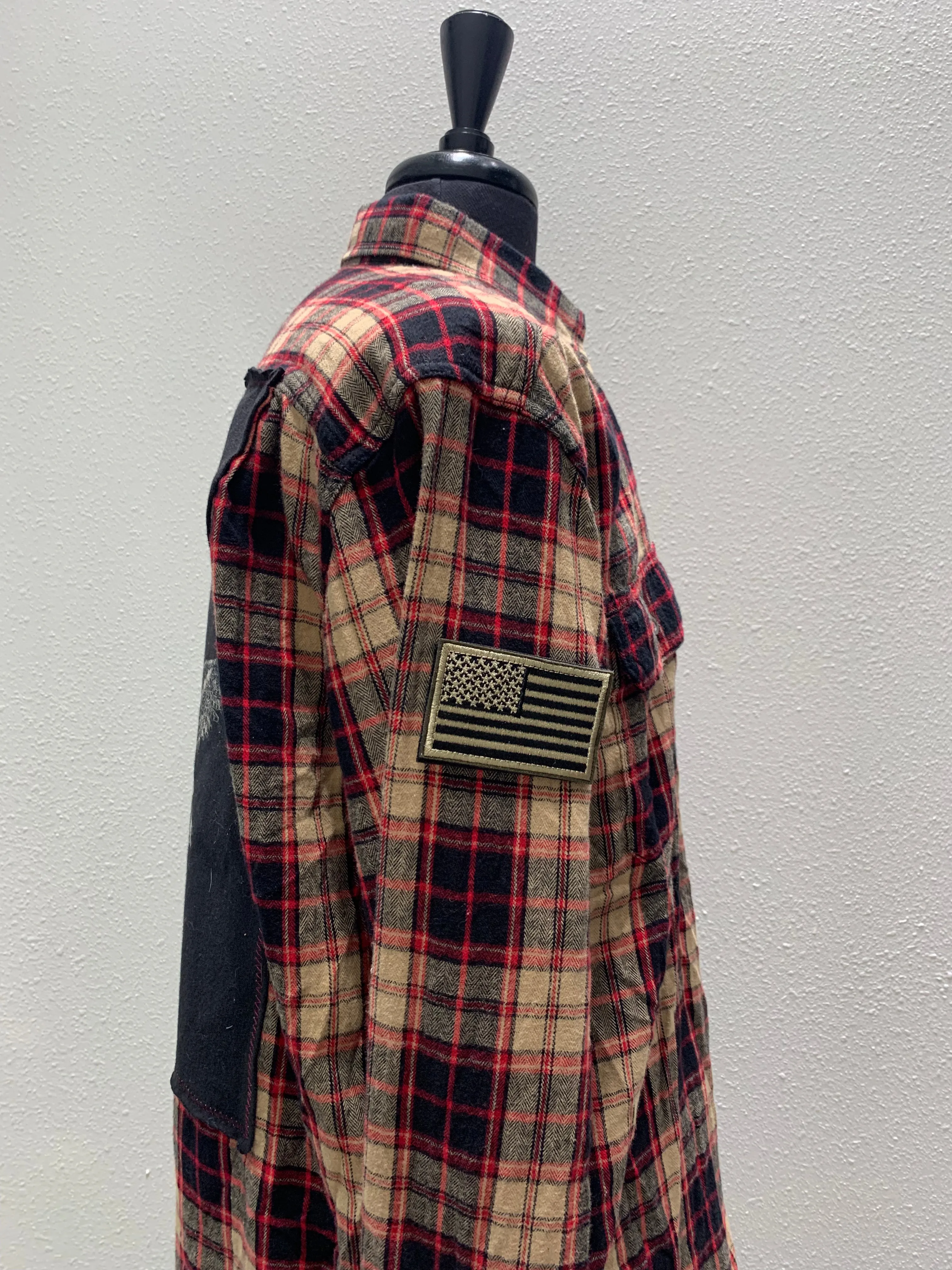 Vintage Repurposed Nirvana Flannel