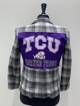 Vintage Repurposed TCU Suit Jacket