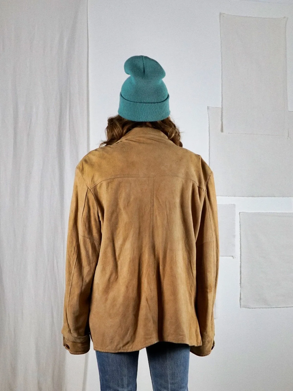 Vintage Suede Chamois Shirt Jacket