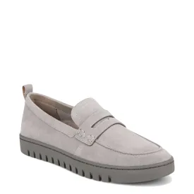 Vionic Women's Uptown Slip On Suede Loafer in Light Grey