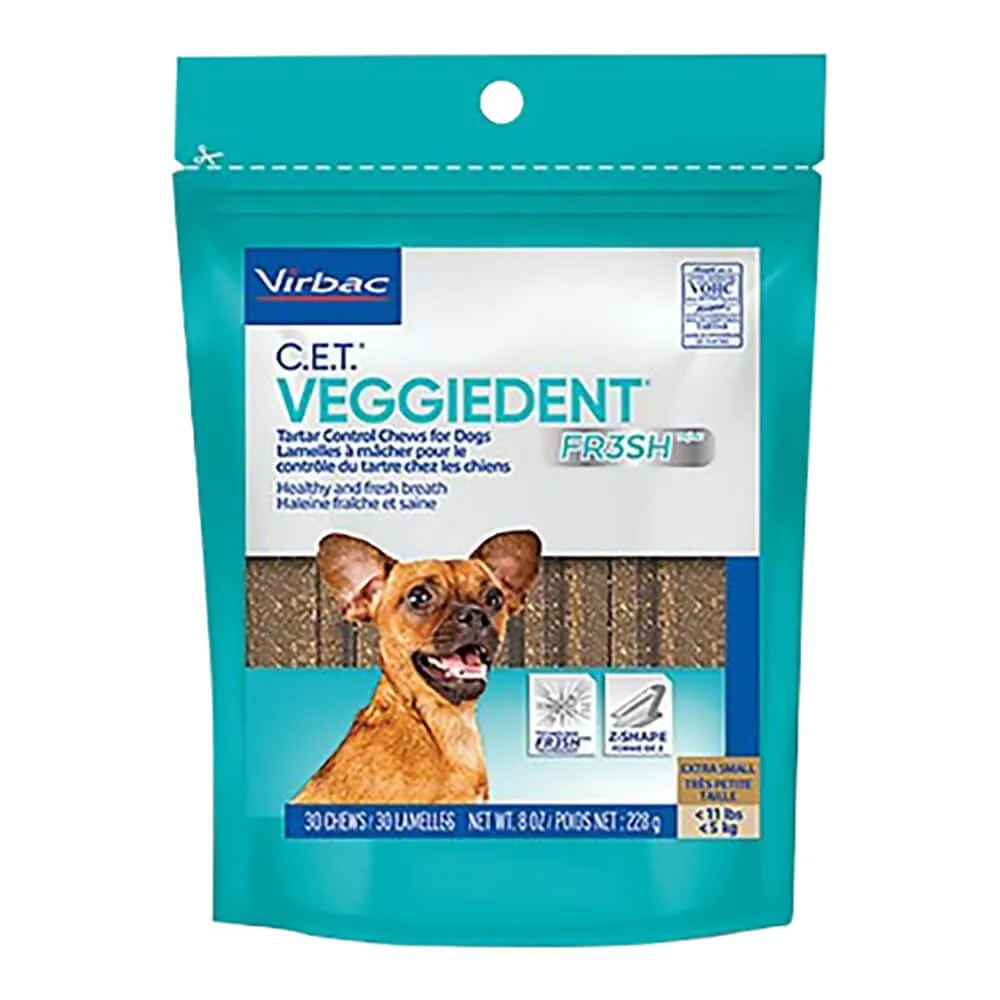 Virbac C.E.T. VeggieDent Fr3sh Dental Chews