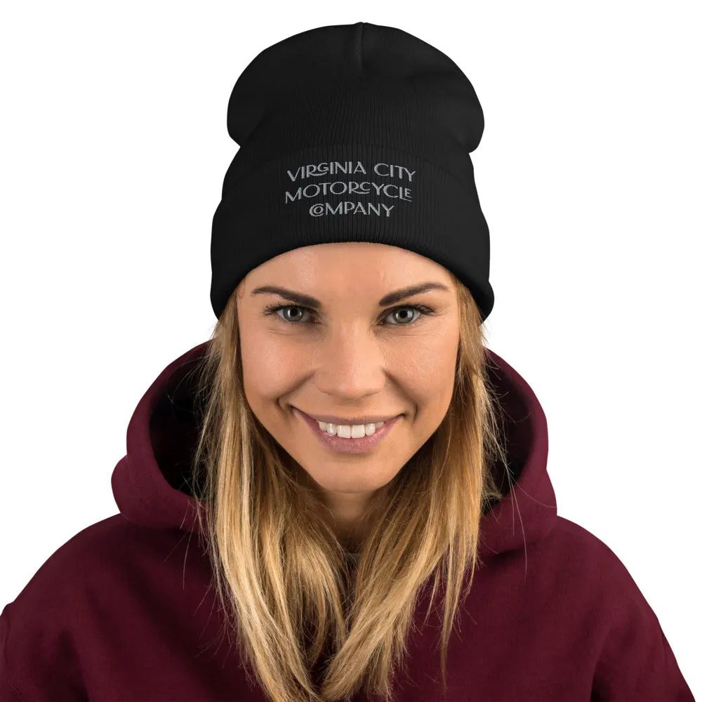 Virginia City Motorcycle Company Embroidered Beanie