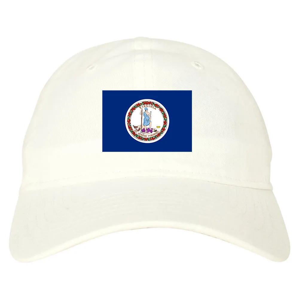 Virginia State Flag VA Chest Mens Dad Hat