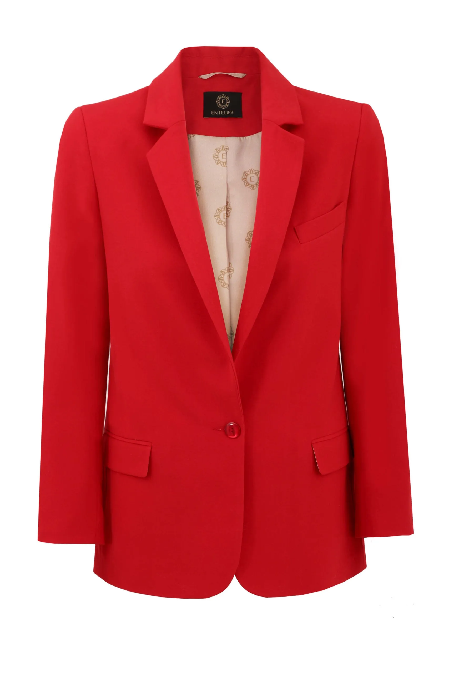 Vogue Blazer Red