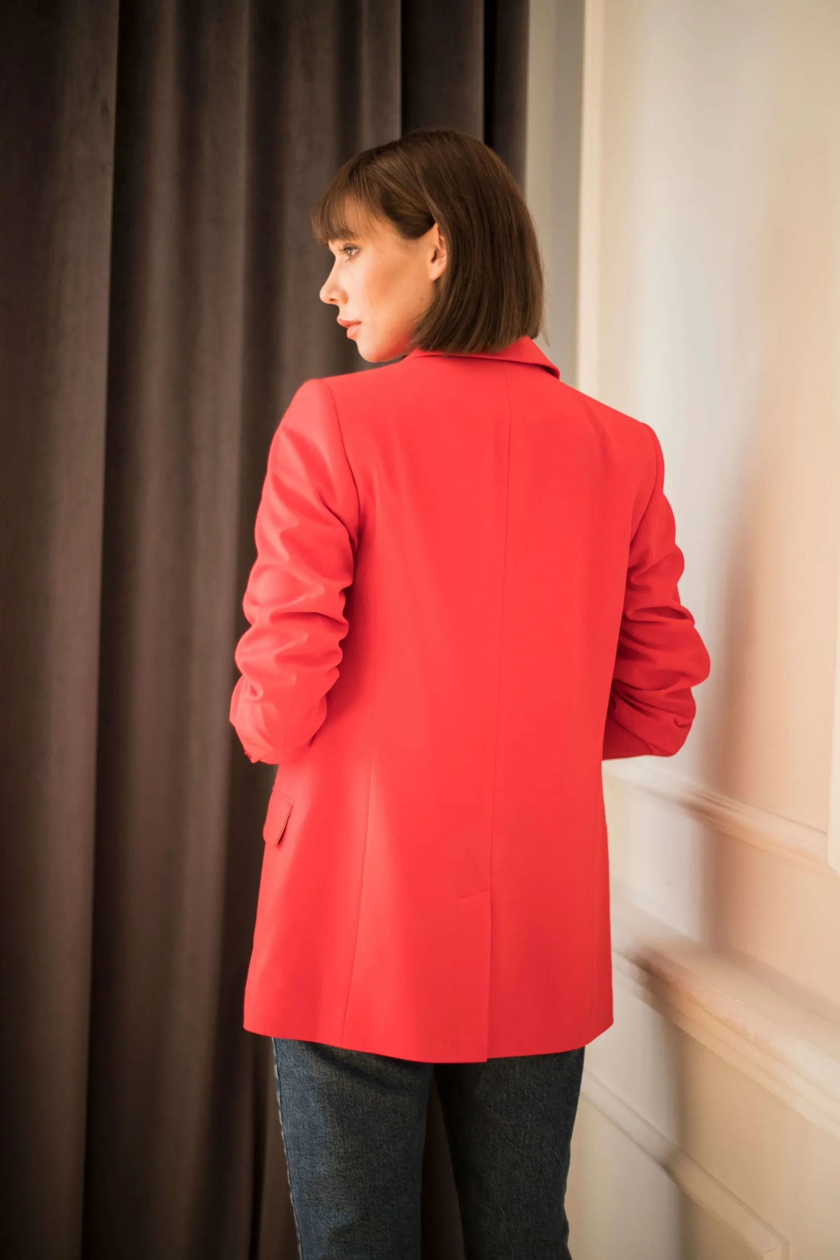 Vogue Blazer Red