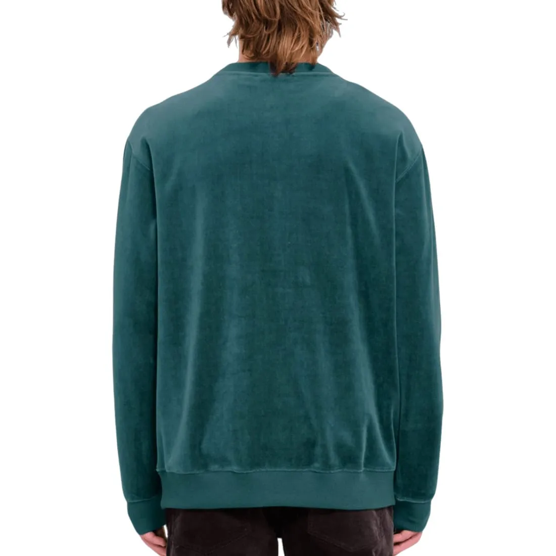 Volcom Single Stone Velvet Crew - Evergreen