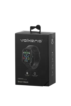 Volkano Chroma Series Smartwatch with black strap