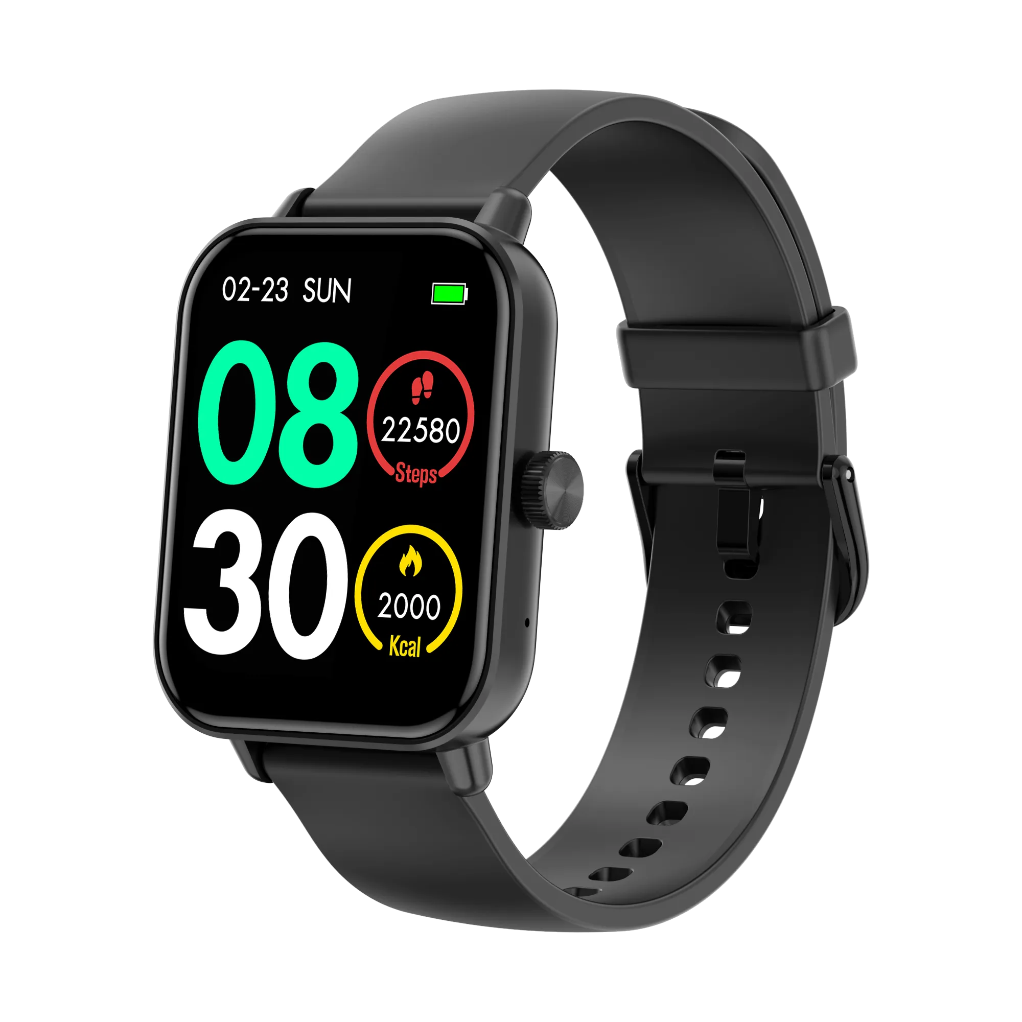 Volkano Chroma Series Smartwatch with black strap