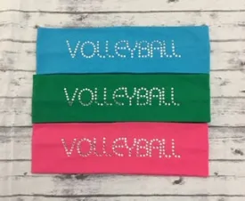 Volleyball Rhinestone Headbands