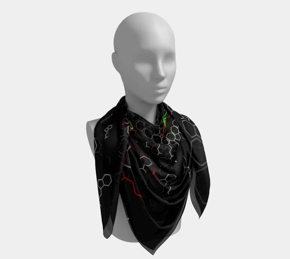 Vortex | Square Scarf | Tas Visuals